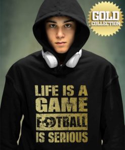 Mikina Football Is Serious GOLD COLLECTION