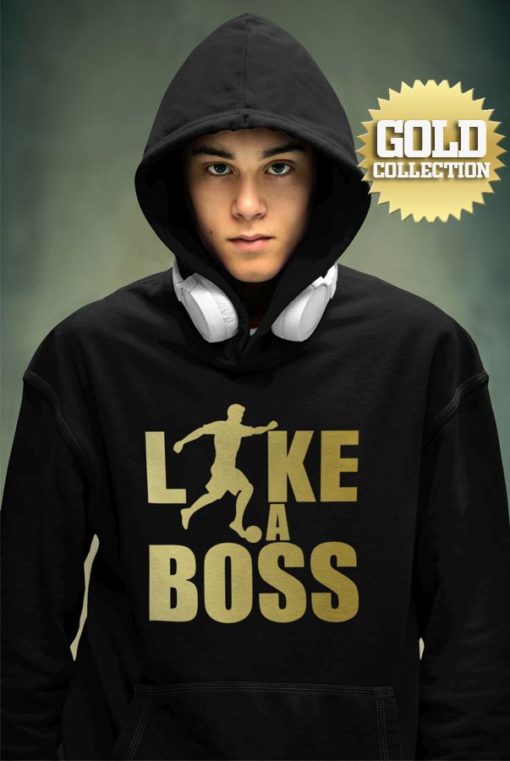 Futbalová mikina Like A Boss GOLD COLLECTION