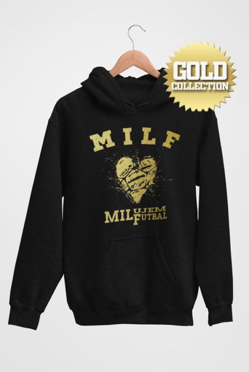 Fotbalová mikina MILF Miluji fotbal GOLD COLLECTION