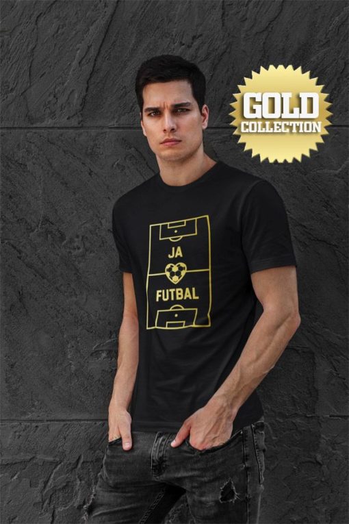 Tričko Milujem futbal GOLD COLLECTION