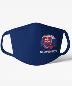 Futbalové rúško Slovensko modré