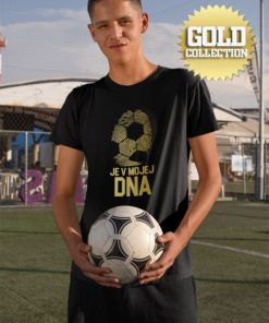 Triko Fotbal je v mé DNA s míčem GOLD COLLECTION