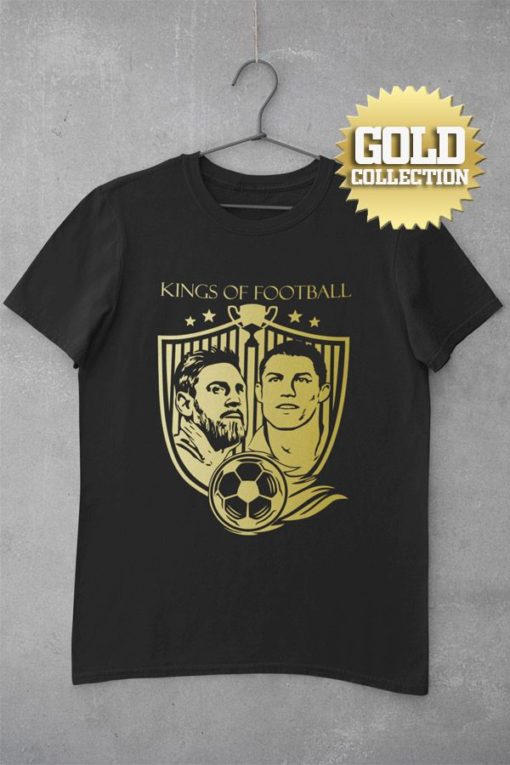 Tričko Messi Ronaldo GOLD COLLECTION
