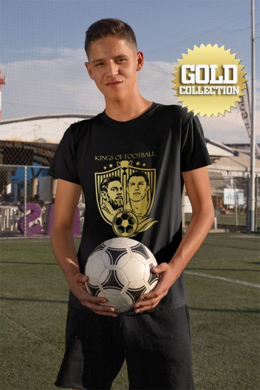 Triko Messi Ronaldo GOLD COLLECTION