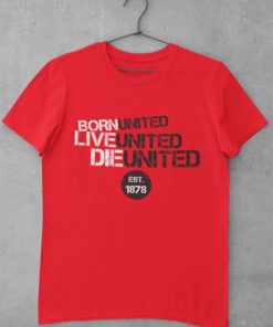 Tričko Manchester United Born United červené
