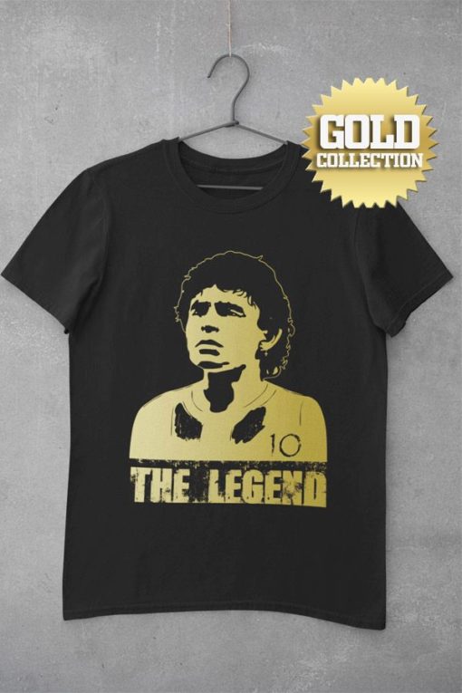 Tričko Maradona Legend GOLD COLLECTION