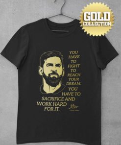 Tričko Messi s mottom GOLD COLLECTION