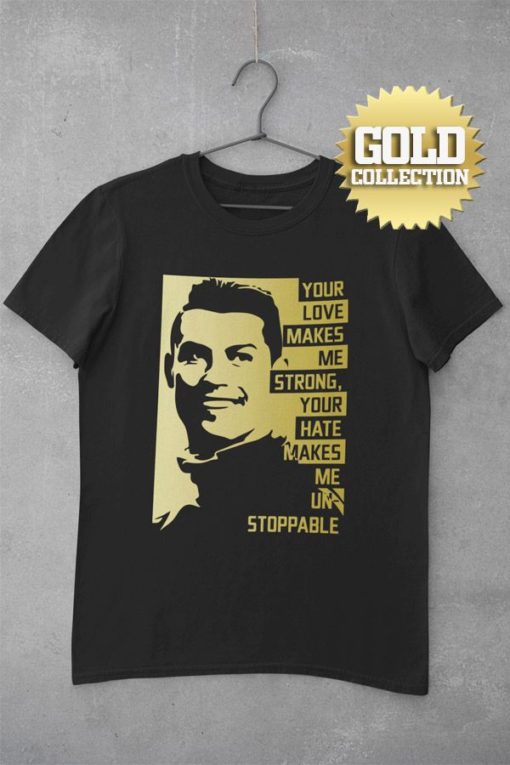 Triko Ronaldo s mottem GOLD COLLECTION