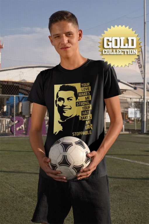 Triko Ronaldo s mottem GOLD COLLECTION