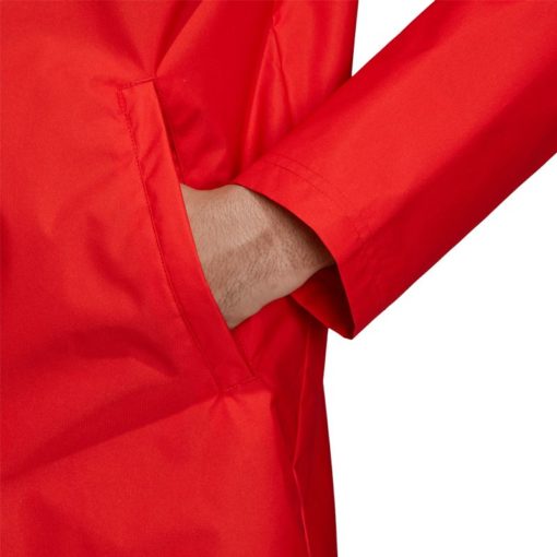 Bunda Adidas Windbreaker Tango červená s vreckami