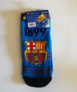 Detské ponožky FC Barcelona modré logo