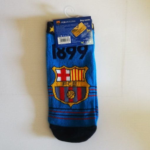 Dětské ponožky FC Barcelona modré logo