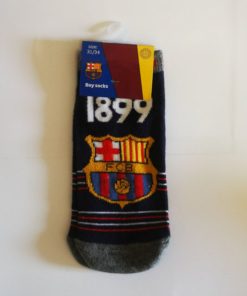 Detské ponožky FC Barcelona šedé logo