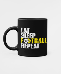 Futbalový Hrnček Eat Sleep Football Repeat