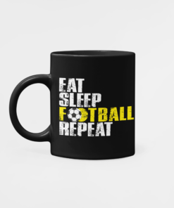 Fotbalový Hrnek Eat Sleep Football Repeat