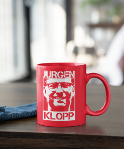 Hrnček Liverpool Jurgen Klopp červený