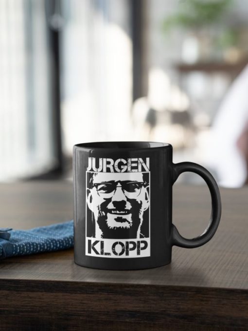 Hrnek Liverpool Jurgen Klopp černý