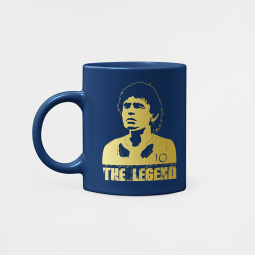 Hrnček Maradona Legenda modrý