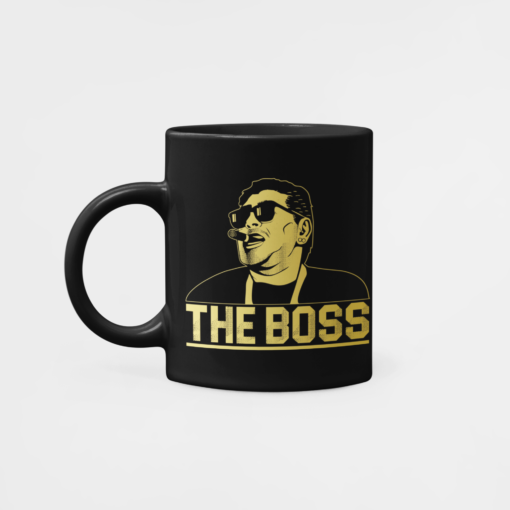 Hrnček Maradona The Boss čierny