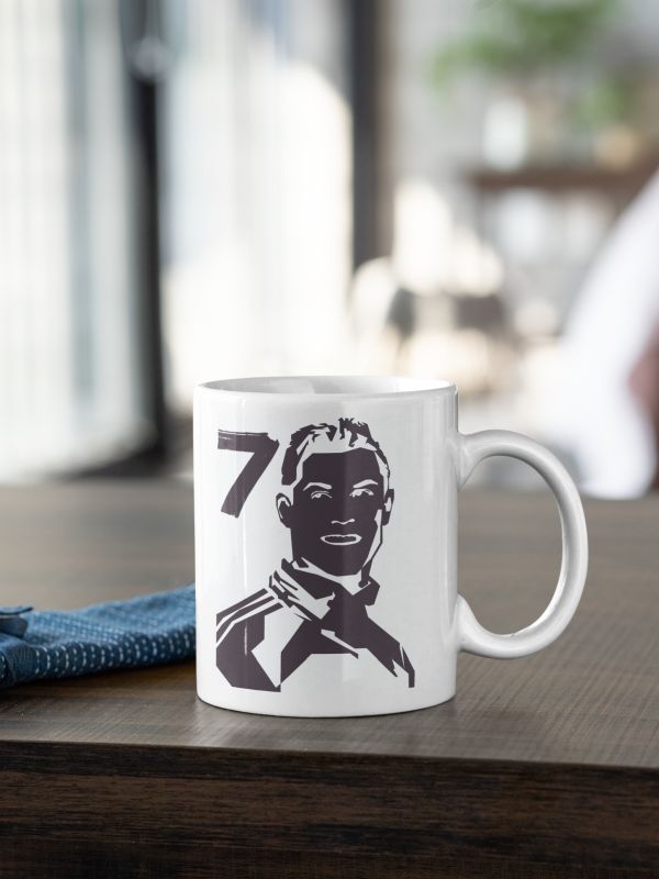 Hrnček Ronaldo - biely