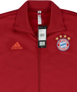 Mikina Bayern Adidas Monachium 3S TRK TOP červená s logem