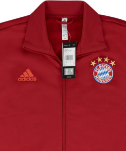 Mikina Bayern Adidas Monachium 3S TRK TOP červená s logom