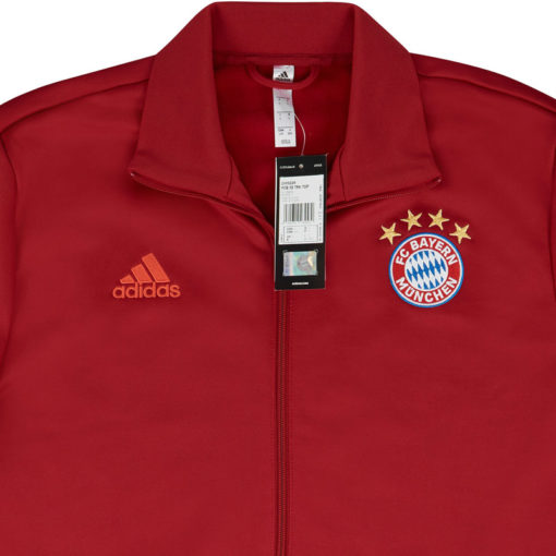 Mikina Bayern Adidas Monachium 3S TRK TOP červená s logom
