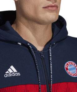 Mikina Bayern Adidas Performance modro-červená logo