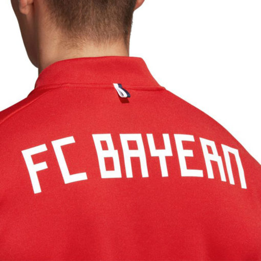 Mikina Bayern Adidas ZNE červená s nápisom