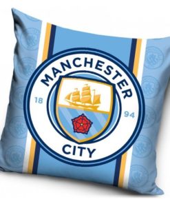 Obliečka na vankúš Manchester City bledomodrá