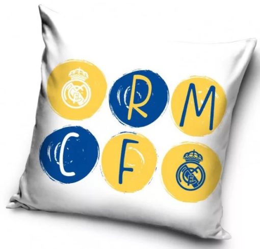 Povlak na polštář Real Madrid žluto modrá
