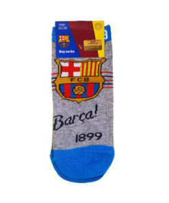 Detské ponožky Barca 1899 šedé logo