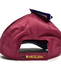 Šiltovka FC Barcelona Contrast Deluxe zapínanie s nápisom