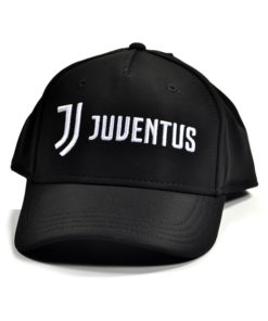 Šiltovka Juventus JJ Design čierna s nápisom a logom