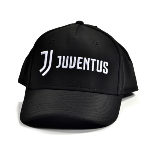 Šiltovka Juventus JJ Design čierna s nápisom a logom