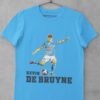 Tricko De Bruyne Manchester City modre