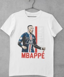 Triko Mbappe PSG bílé