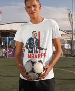 Triko Mbappe PSG bílé chlapecké