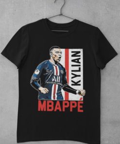 Tričko Mbappe PSG čierne