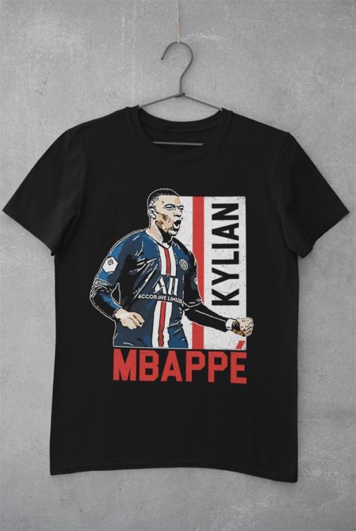 Tričko Mbappe PSG čierne