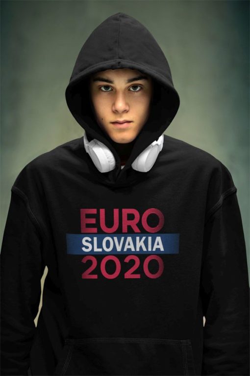 Mikina EURO Slovakia chlapec čierna