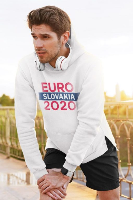 Mikina EURO Slovakia pánska biela