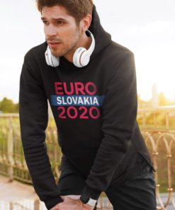 Mikina EURO Slovakia pánska čierna