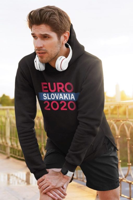 Mikina EURO Slovakia pánska čierna