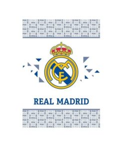 Deka Real Madrid 110x140 biela