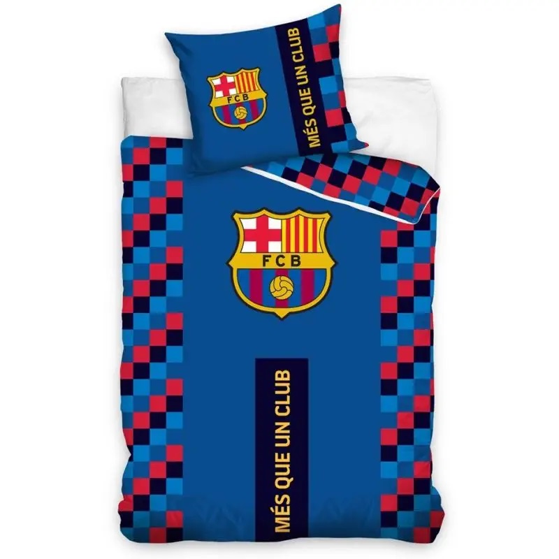 Oboustranný povlak na přikrývku a polštář FC Barcelona
