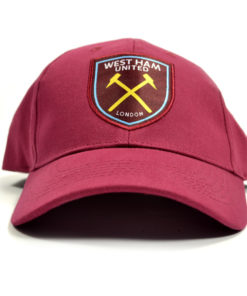 Šiltovka West Ham s logom klubu pohľad na logo