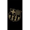 Uterák FC Barcelona s logom 70x140cm čierny