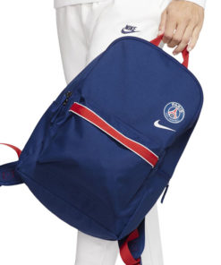 Športový batoh PSG Nike modrý v ruke