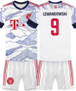 Detský dres Lewandowski Bayern Liga majstrov 2021-22 replika